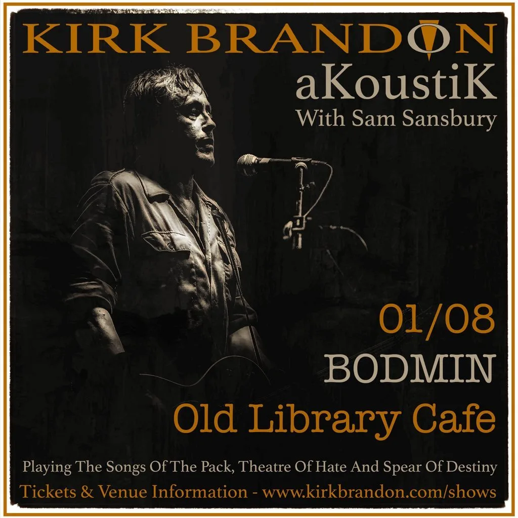 Kirk Brandon Acoustik with Sam Sansbury at The Old Library Cafe