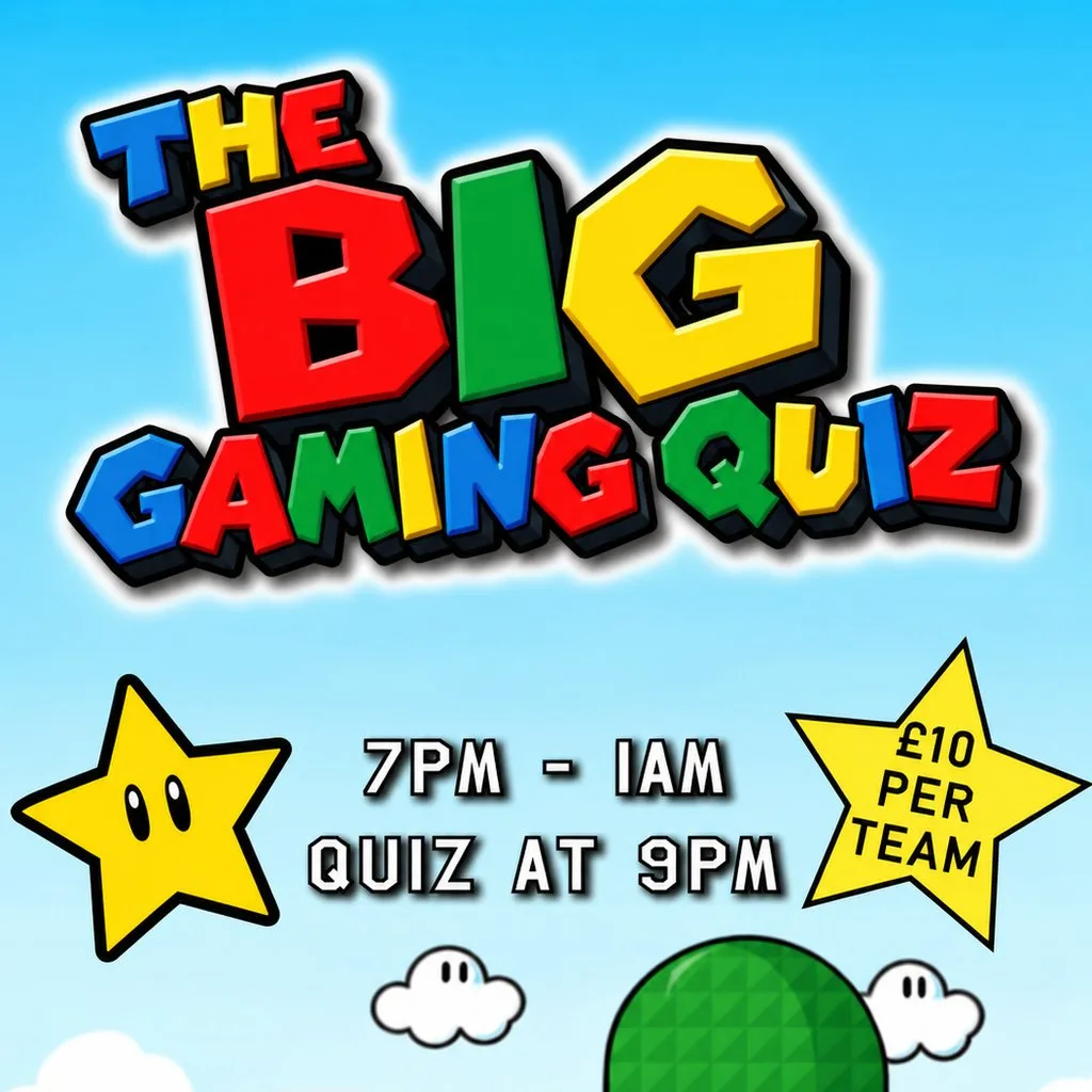 The BIG Gaming Quiz at Hartley's