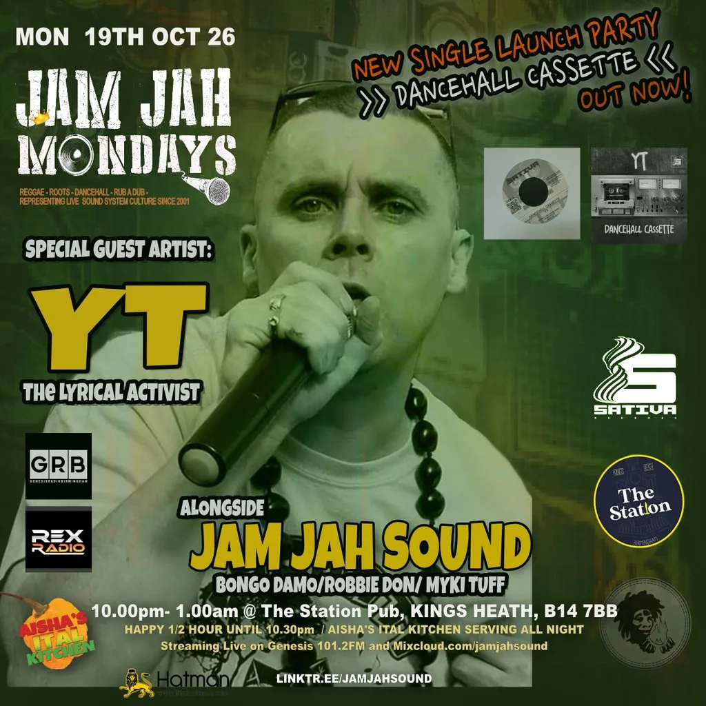 Jam Jah Mondays ft YT - "Dancehall Cassette" single launch at The Station Pub