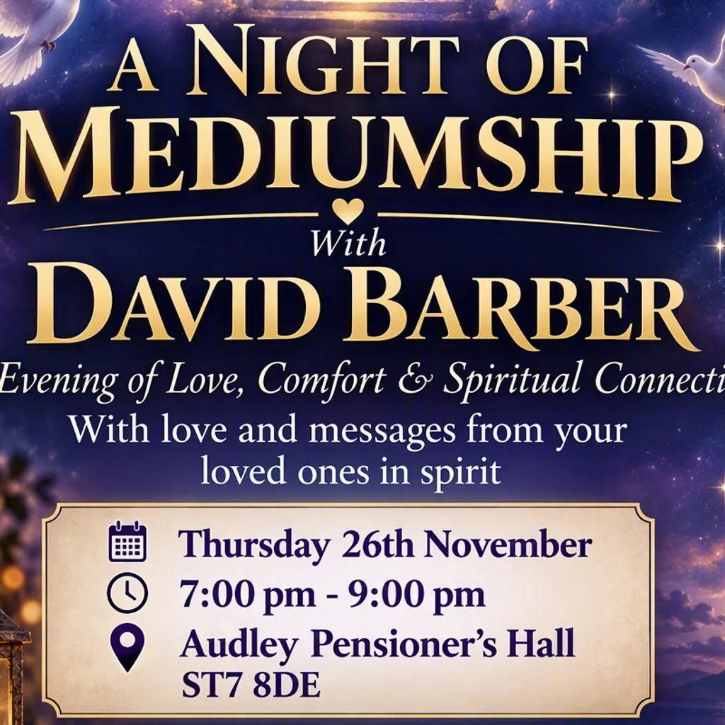 Mediumship night with David Barber at Audley Pensioner's Hall