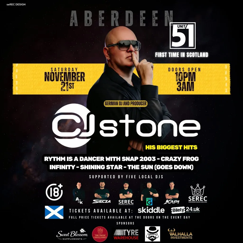 CJ Stone in Aberdeen