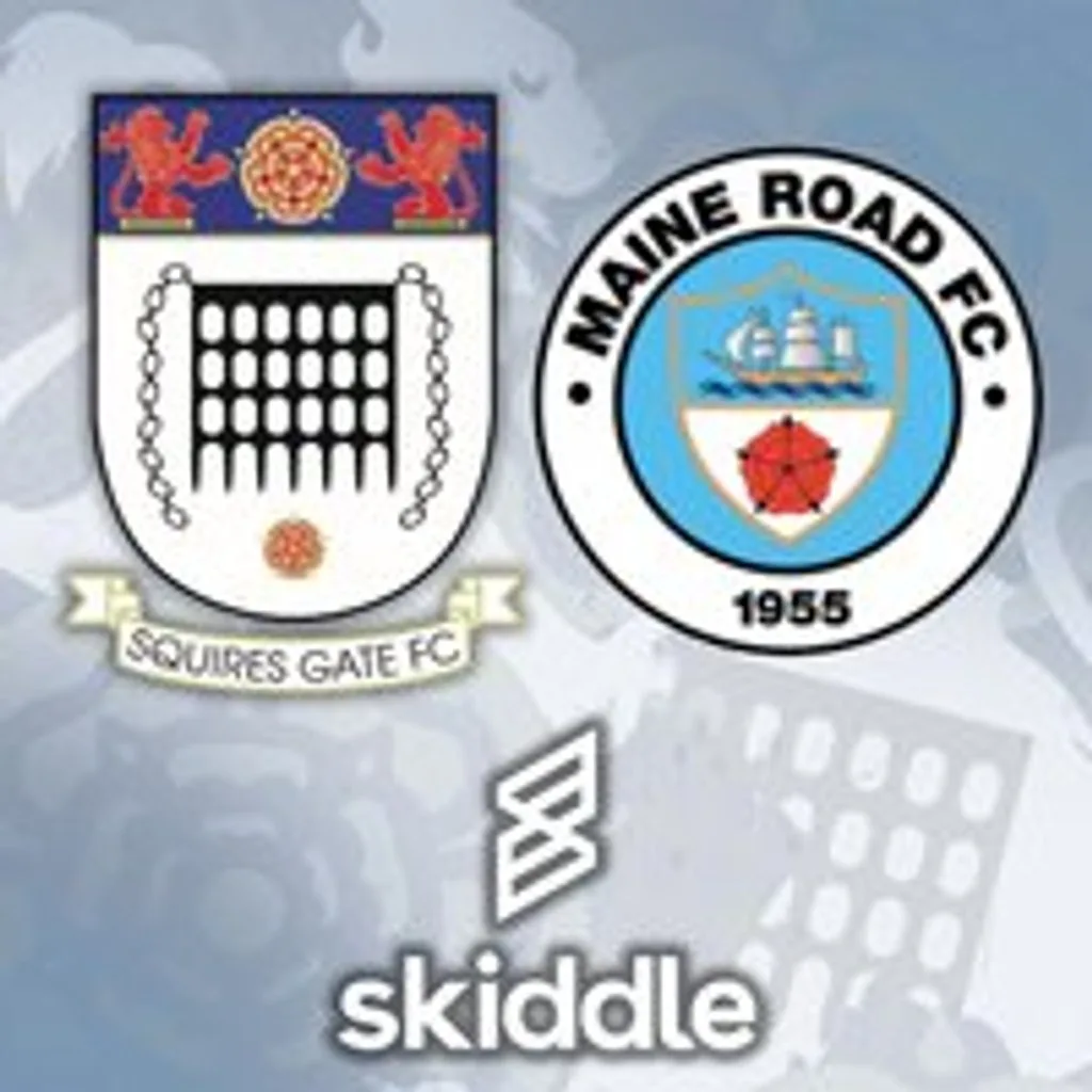 Squires Gate vs Maine Road at Squires Gate Football Club