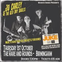 Jo Carley & The Old Dry Skulls at Hare And Hounds Kings Heath