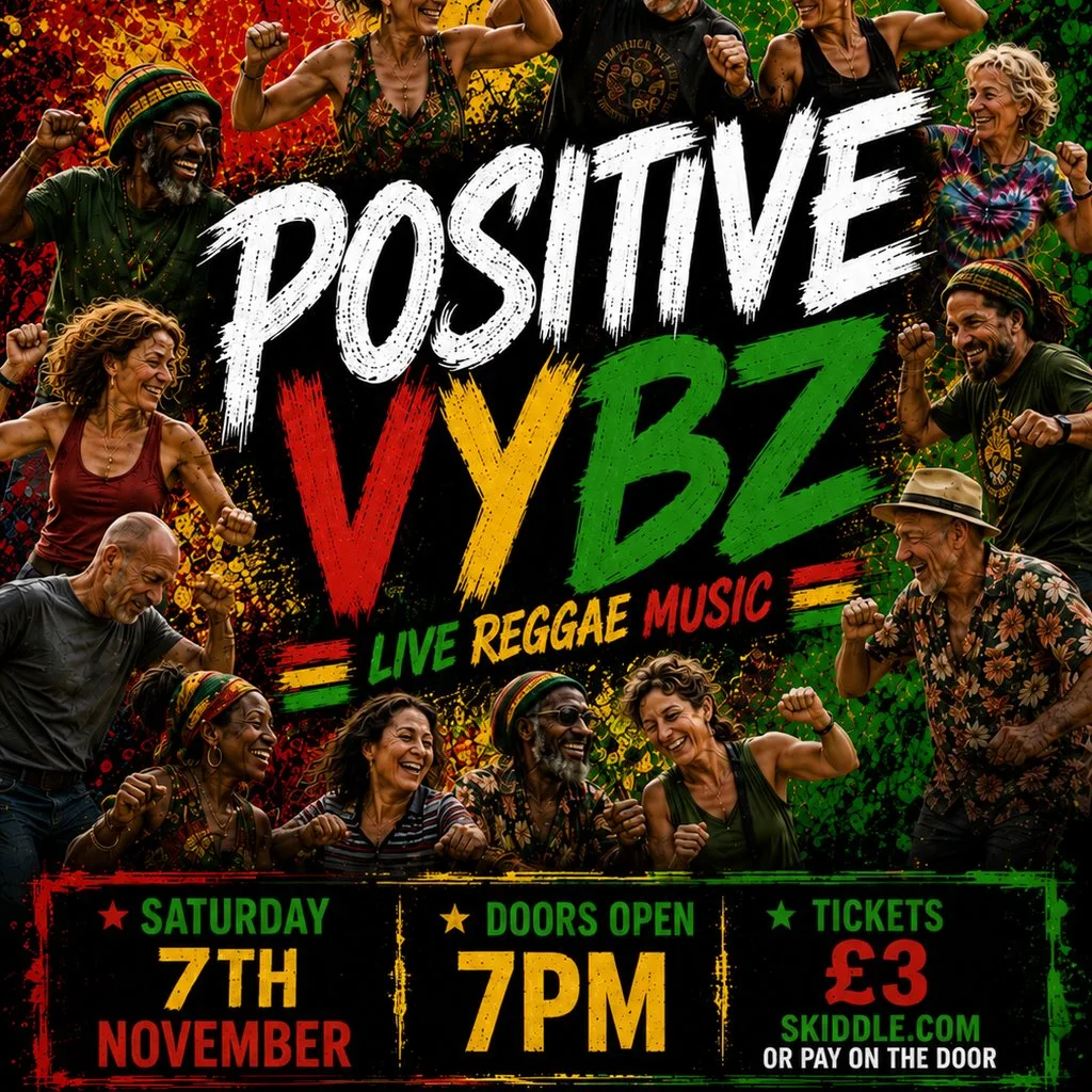 Positive Vybz Reggae Band at Brighouse Civic Hall LIVE