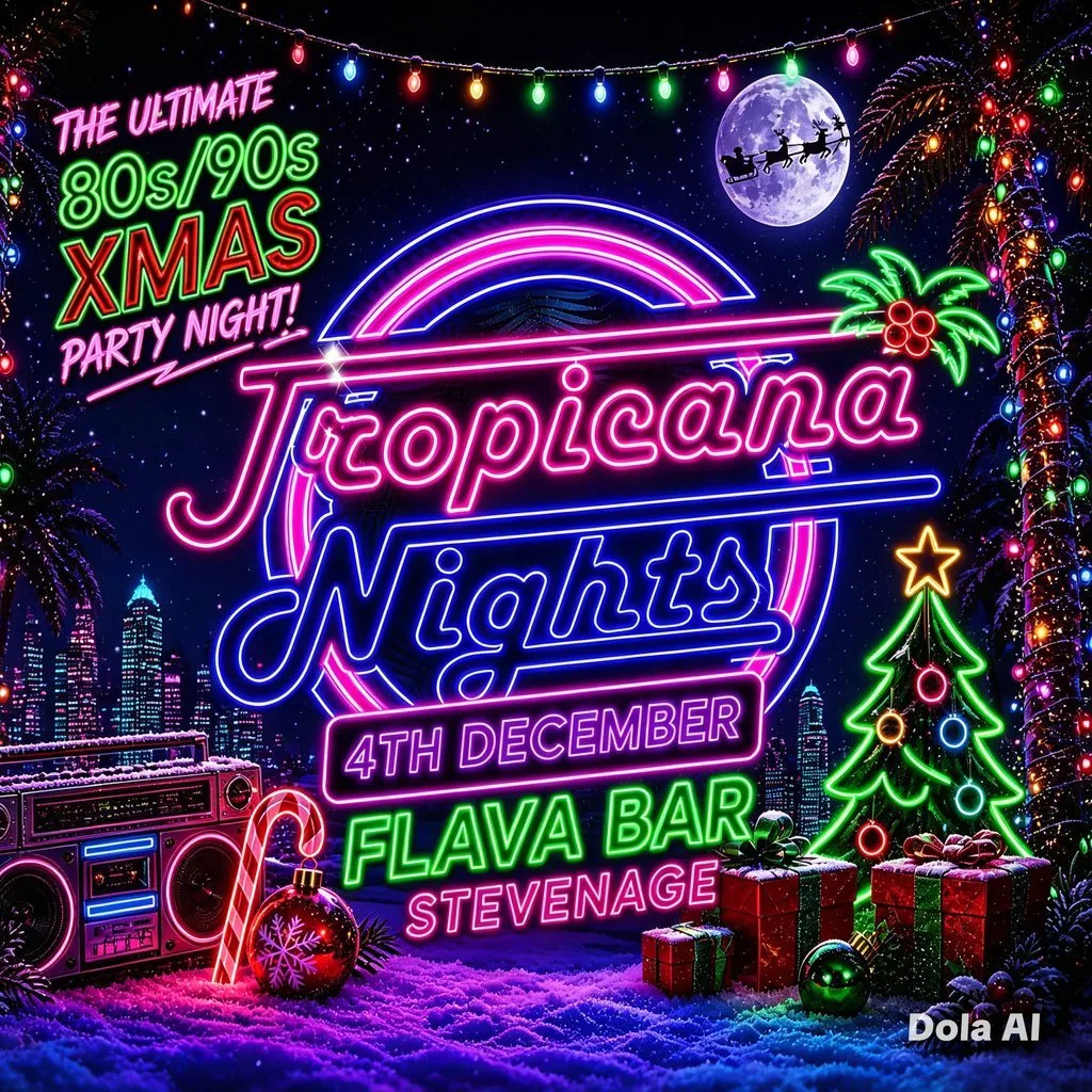 The Ultimate 80s v 90's XMAS Party Night in STEVENAGE! at FLAVA (Stevenage)
