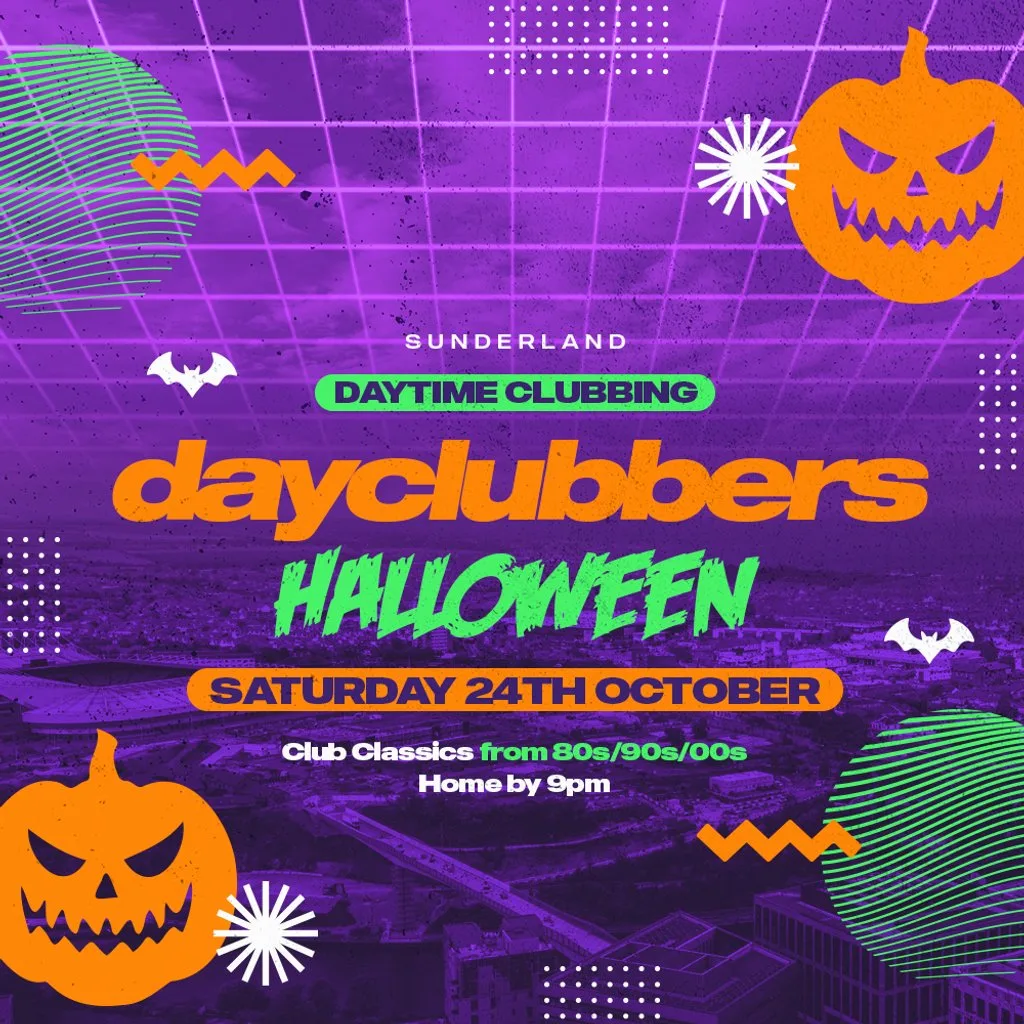 Sunderland - DayClubbers: The Halloween Day Party! at The 3 Stories