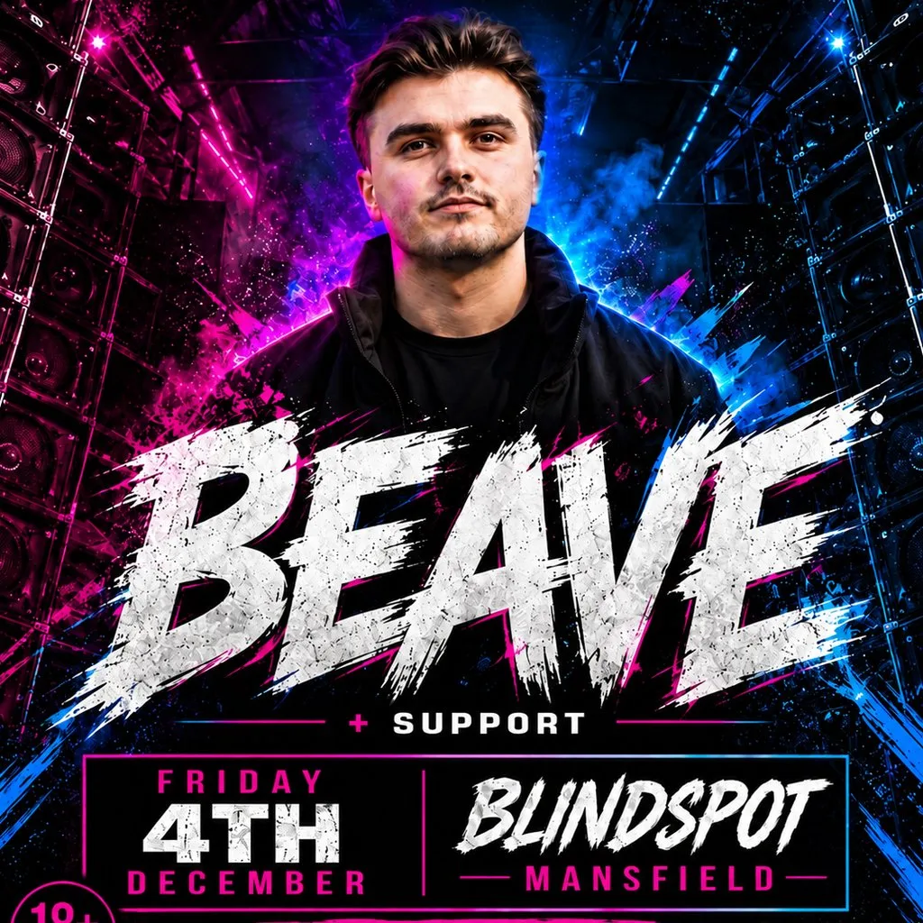 Aftershock x Nudance Grooves: BEAVE Mansfield at Blindspot Mansfield