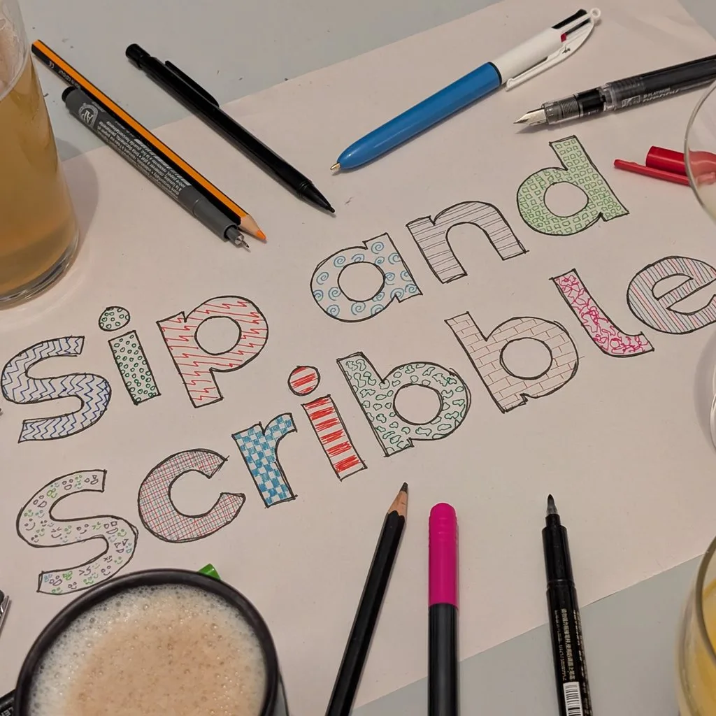 Sip and Scribble at Cuckoo Prestwich