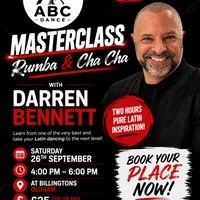 Rumba and Cha Cha Masterclass at Billingtons