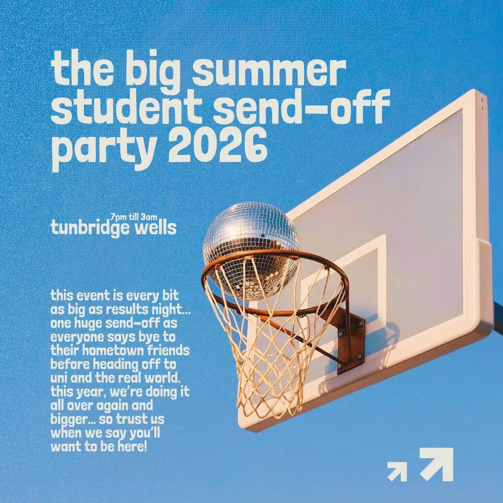 3.0 The Big Summer Student Send-Off Party - Tunbridge Wells at The Manor House Tunbridge Wells