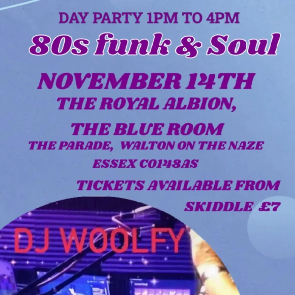 80s Funk & Soul, day party