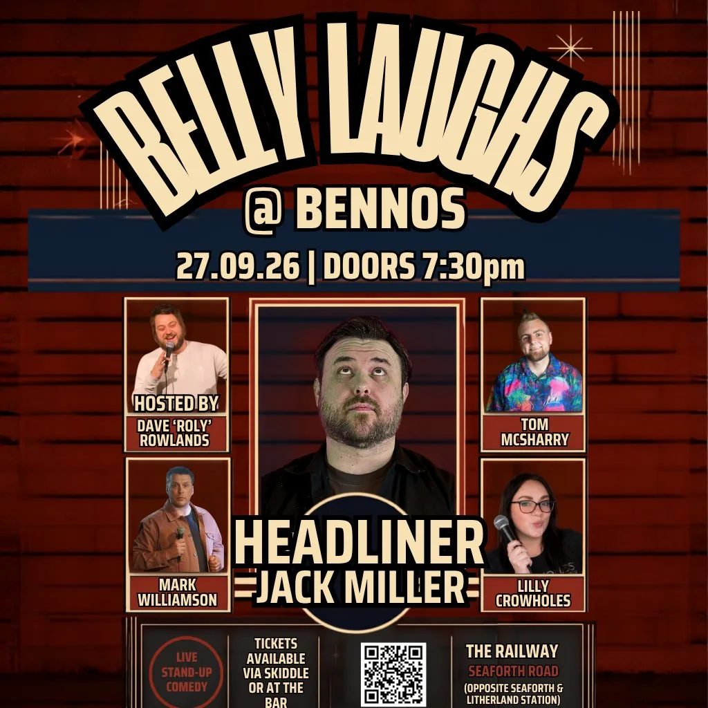 Belly Laughs @ Bennos at The Railway, Seaforth