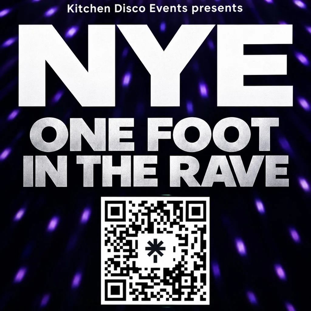 Kitchen Disco's " One Foot In The Rave" NYE, Alsager at Hip Hops Bar And Store