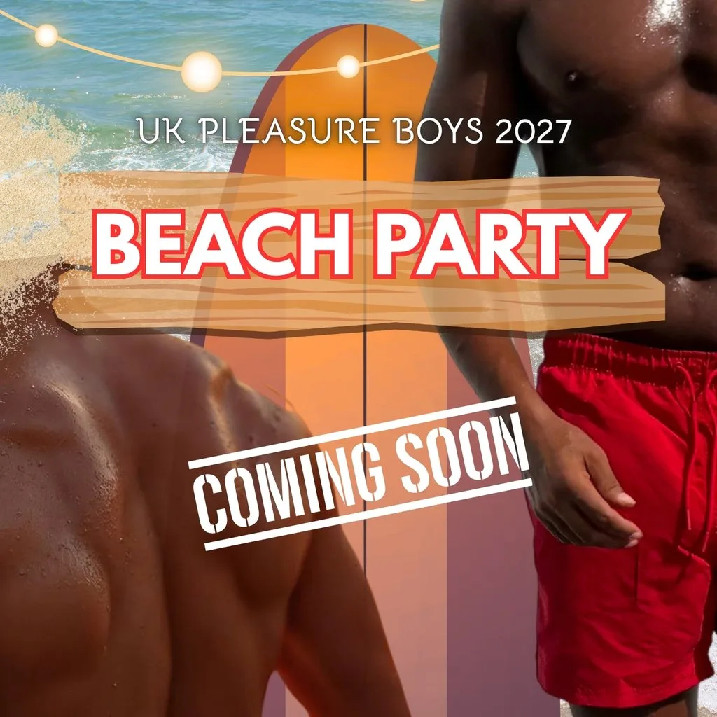 UK Pleasure Boys Beach Party Tour Lowestoft at The Hotel Victoria