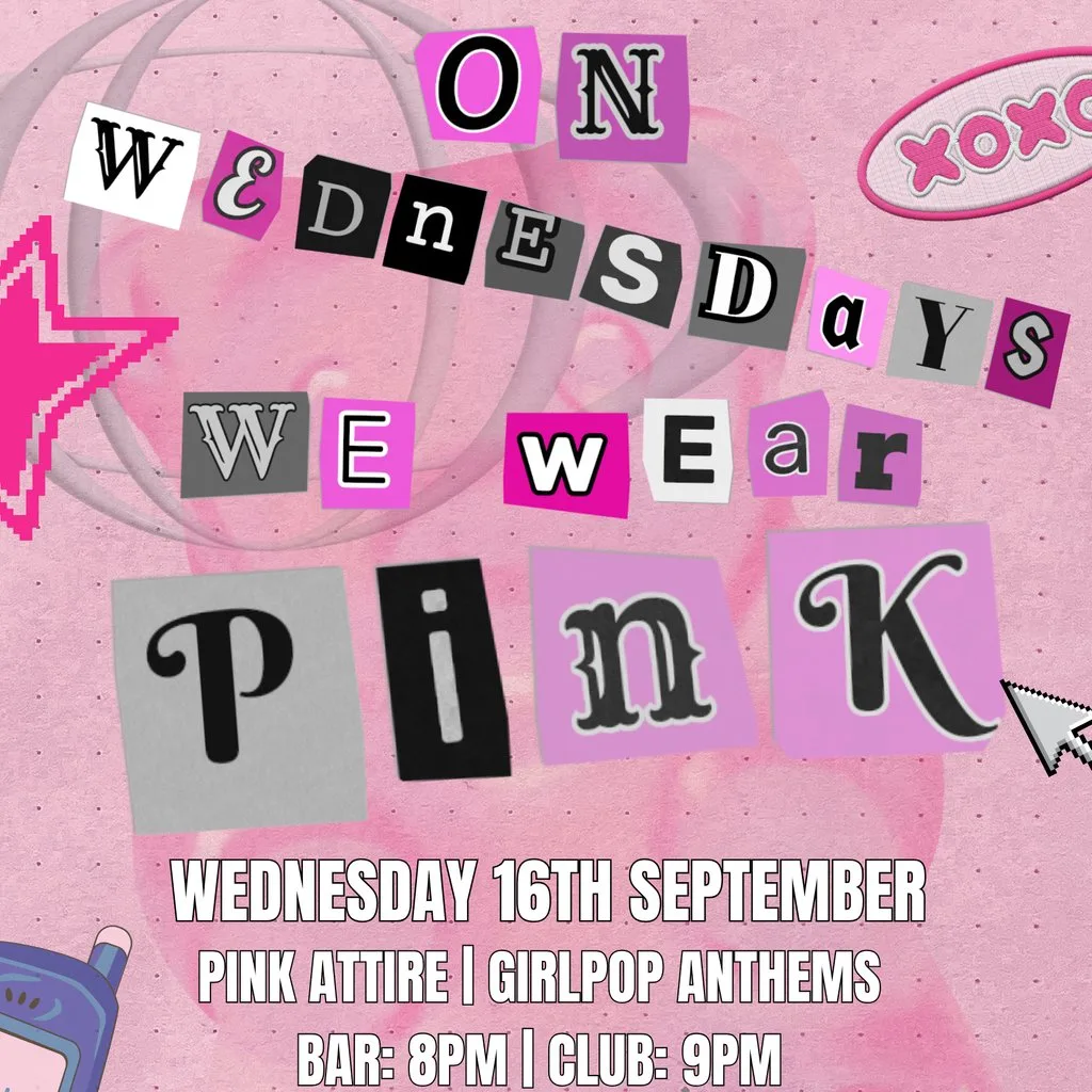 Freshers 2026 - On Wednesdays We Wear Pink at Firewater Dundee