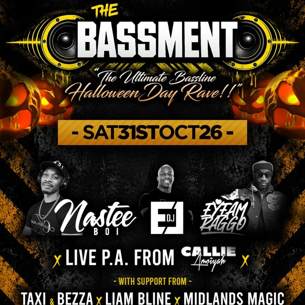 The Ultimate Bassline Day Rave PART 3 - HALLOWEEN at The Bassment Venue
