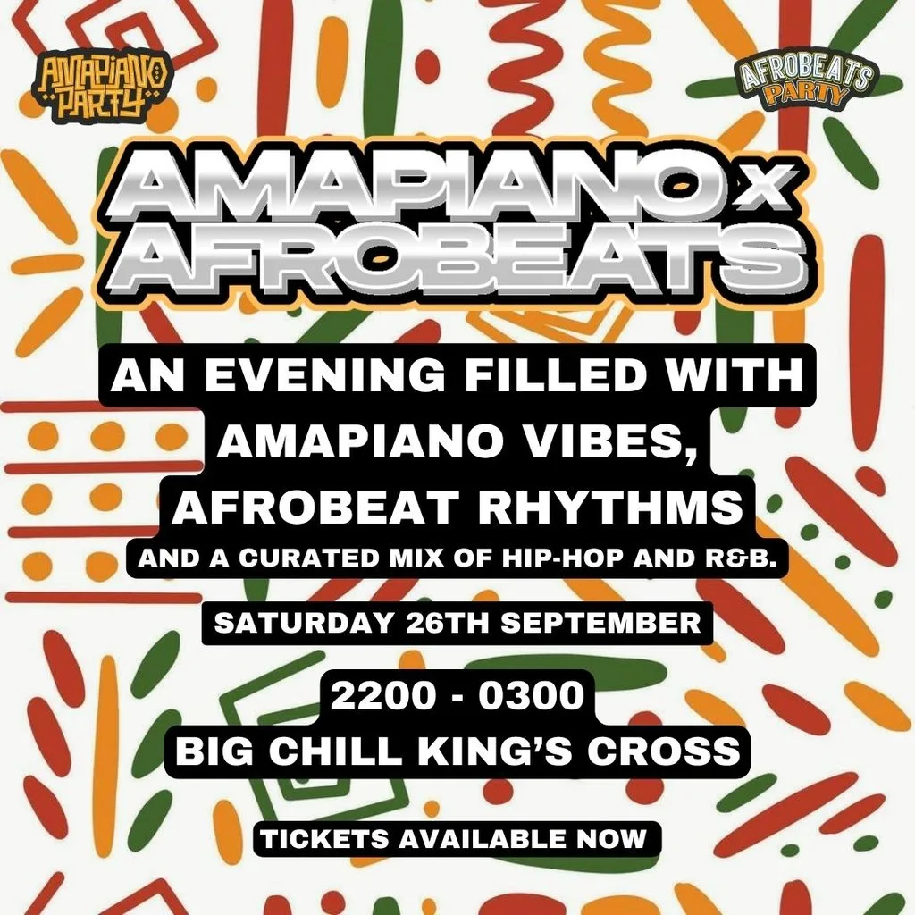 Amapiano X Afrobeats Party (London)