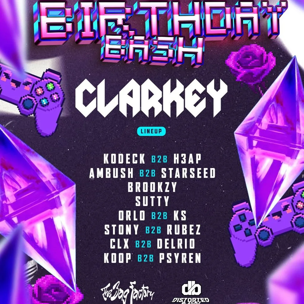 Distorted Bass - Orlo's Birthday Bash at The Bag Factory