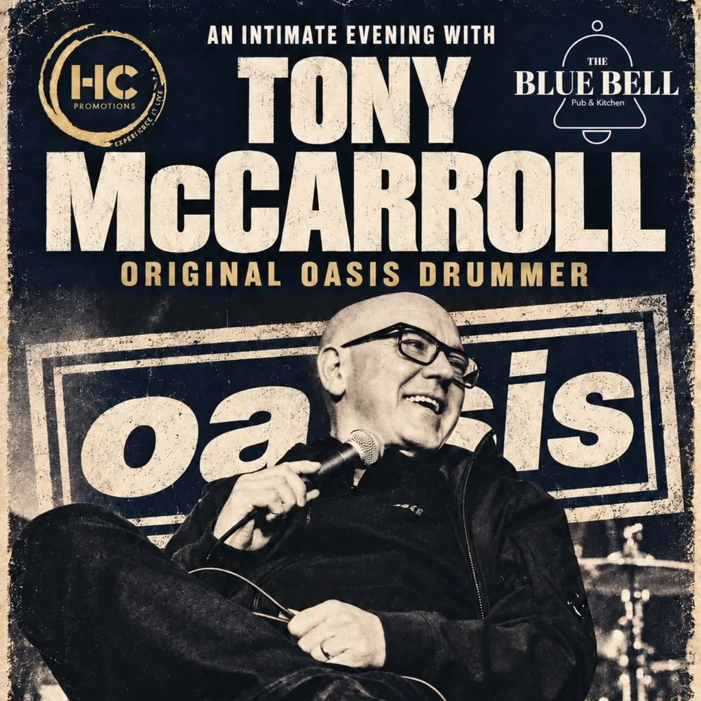 An evening with ex Oasis drummer Tony Mccaroll at The Blue Bell, Warrington