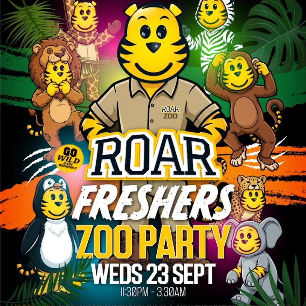 ROAR - Zoo Party at Sheffield Student Union