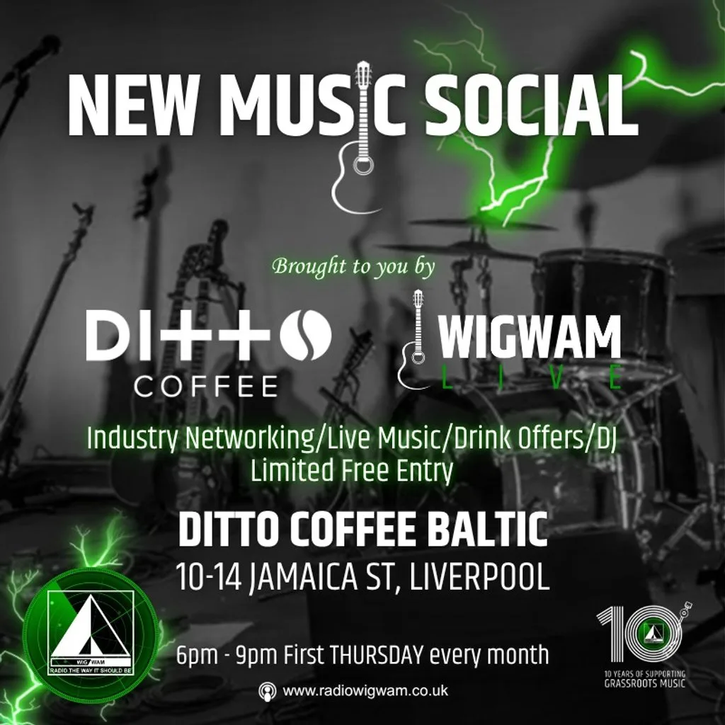 New Music Social - Wigwam Live & Ditto Coffee at 24 Kitchen Street