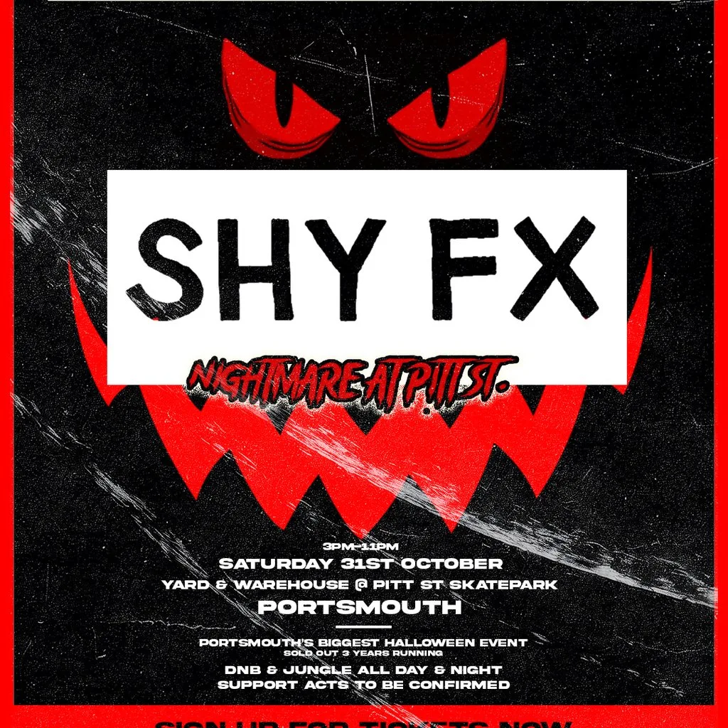 SHY FX - Nightmare at Pitt St. Halloween Rave at Pitt St Indoor Skatepark
