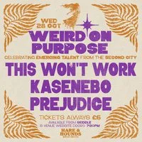Weird On Purpose w/ This Won't Work, Kasenebo & Prejudice at Hare And Hounds Kings Heath