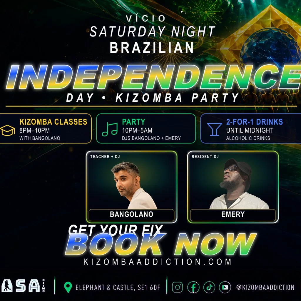 Vício - Brazilian Independence Day Edition | Kizomba Classes