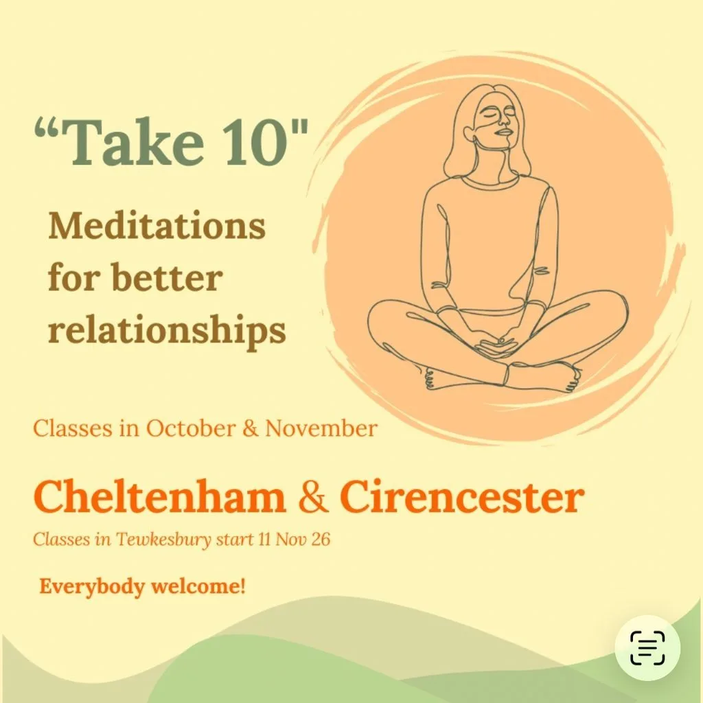 'Take 10' Meditations for better relationships at Friends Meeting House, Cirencester