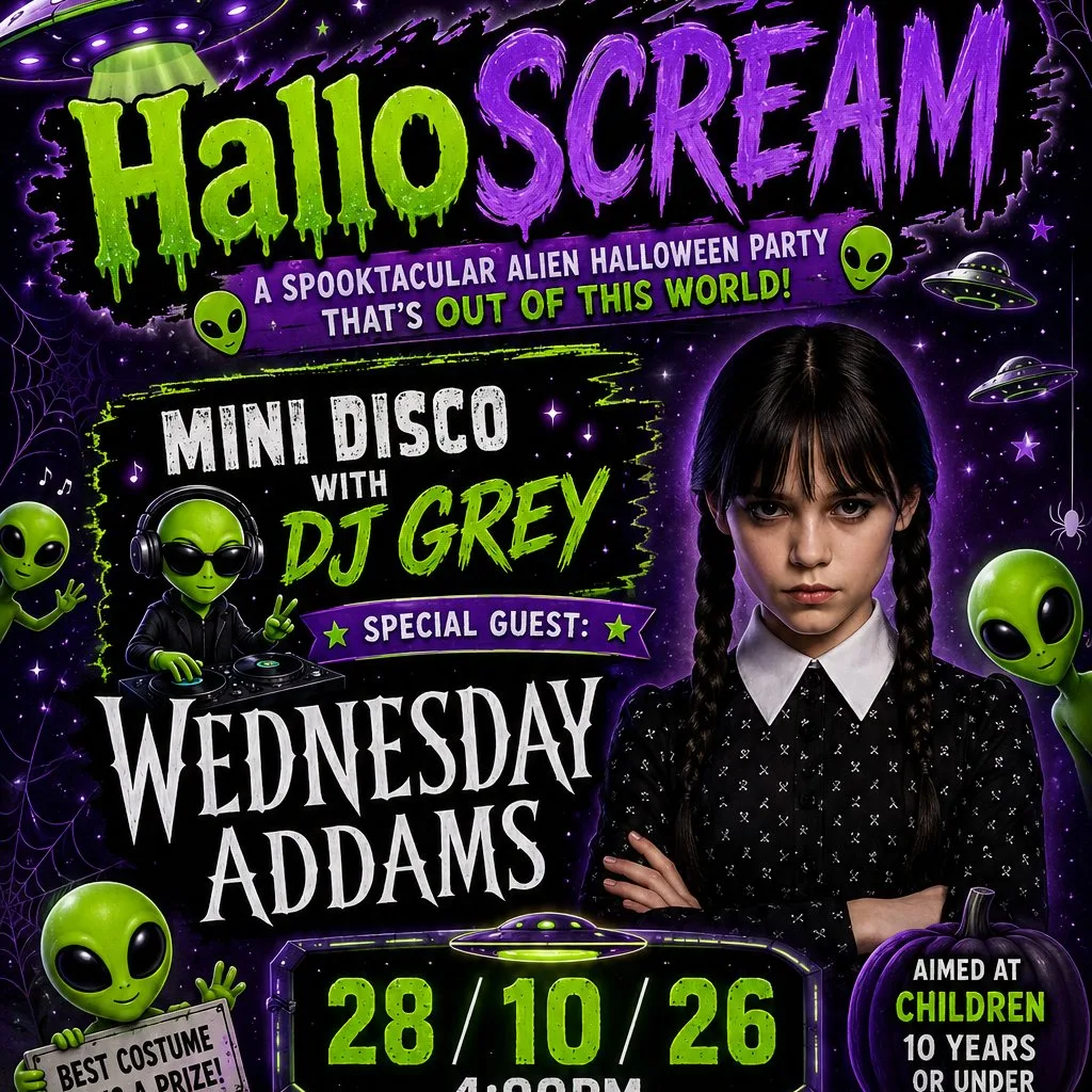 Mini Disco Ft Wednesday Adams at The Loft Cleckheaton