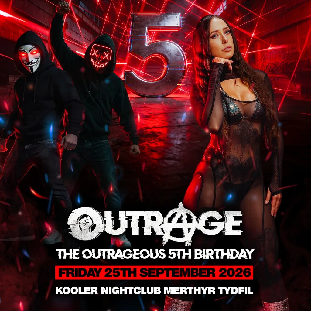 Outrage 'The Outrageous 5th Birthday' at Kooler Nightclub