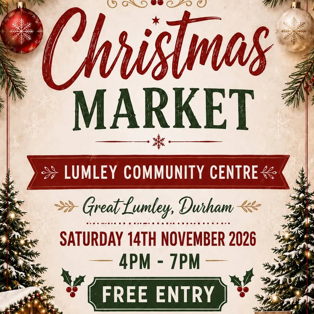 Christmas Market Lumley Community Centre at Great Lumley Community Centre