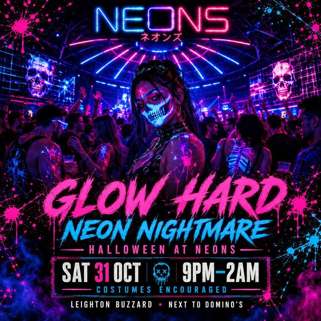 NEONS - Glow Hard - Halloween at NEONS