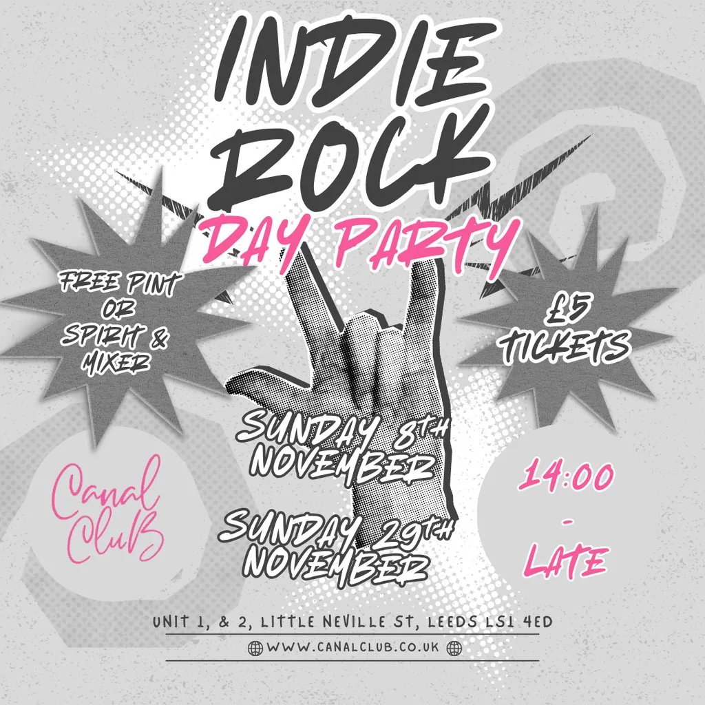 Indie Rock Day Party | Indie Anthems & Rock Classics at Canal Club
