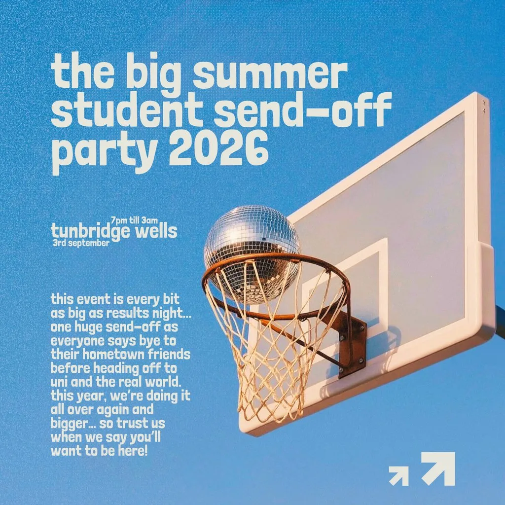 The Big Summer Student Send-Off Party - Tunbridge Wells at The Manor House Tunbridge Wells