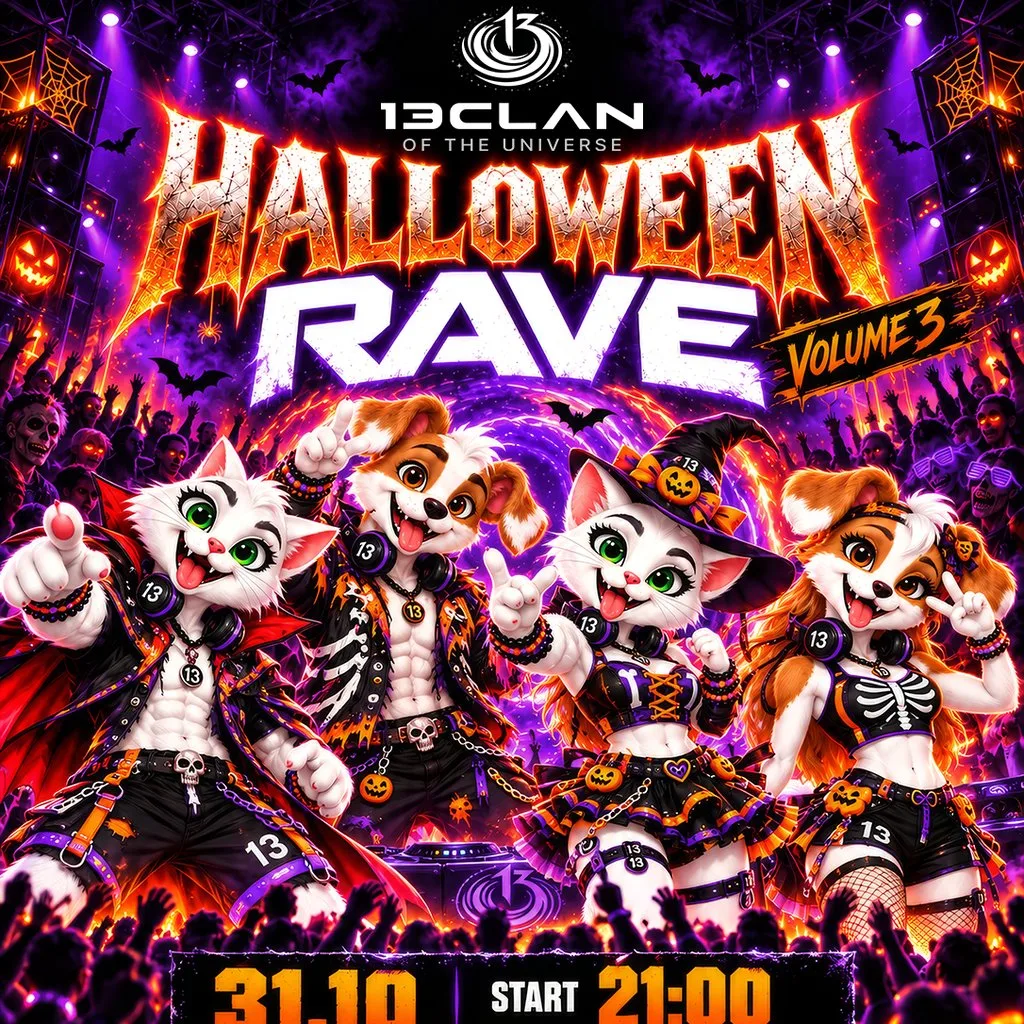 13CLAN presents HALLOWEEN RAVE - VOLUME 3 at Savana
