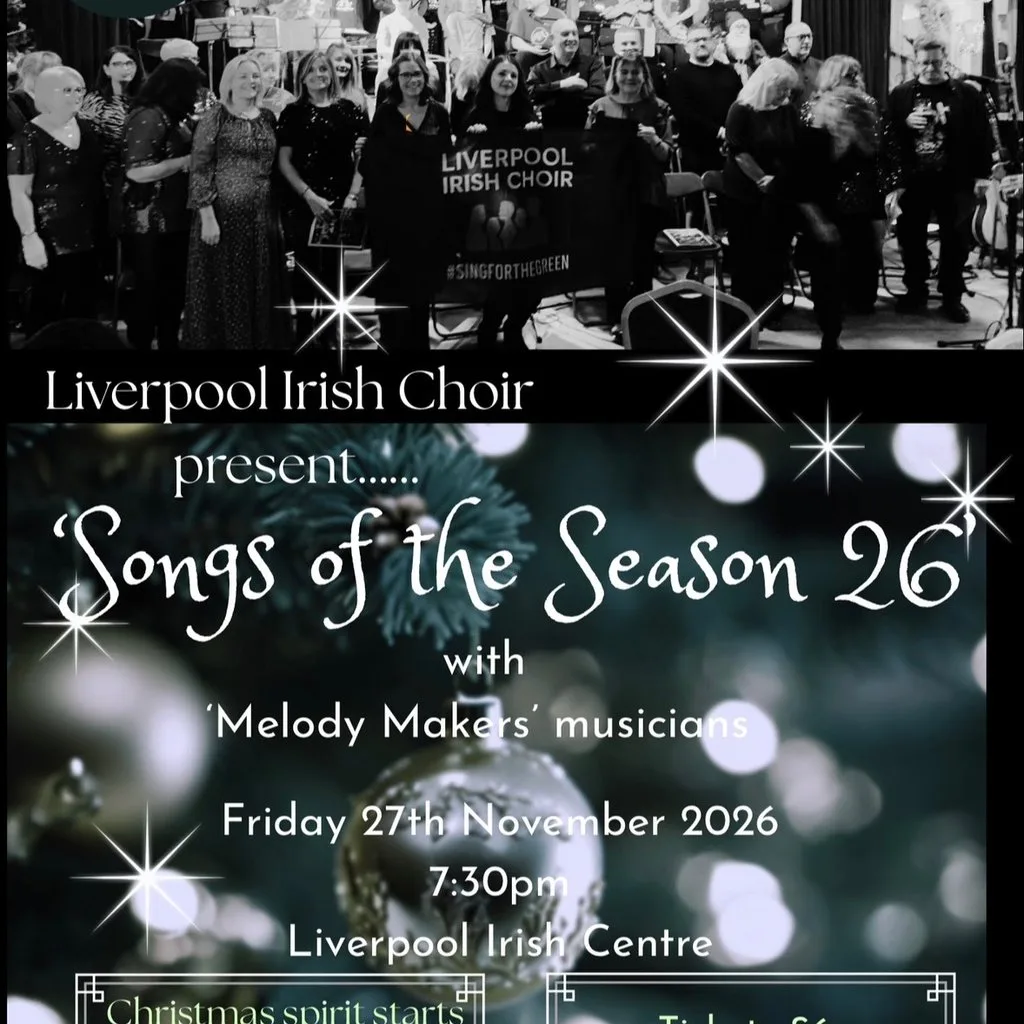 Songs of The Season 26 at Liverpool Irish Centre