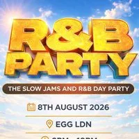 R&B PARTY - Summer Rooftop Party at Egg London