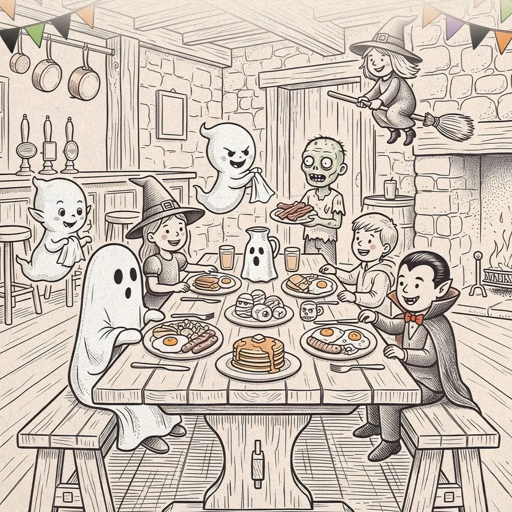 Halloween Breakfast at The Black Bull Pub