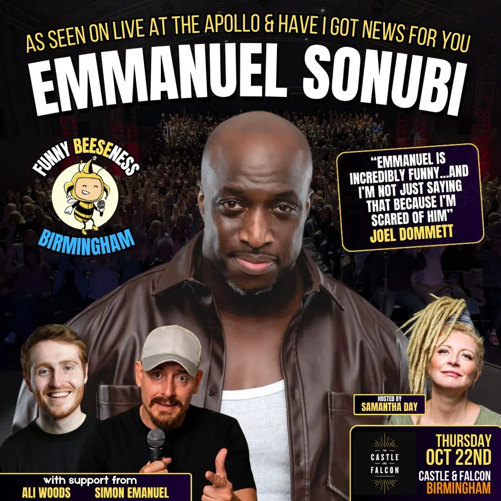 Funny Beeseness: Emmanuel Sonubi at The Castle And Falcon