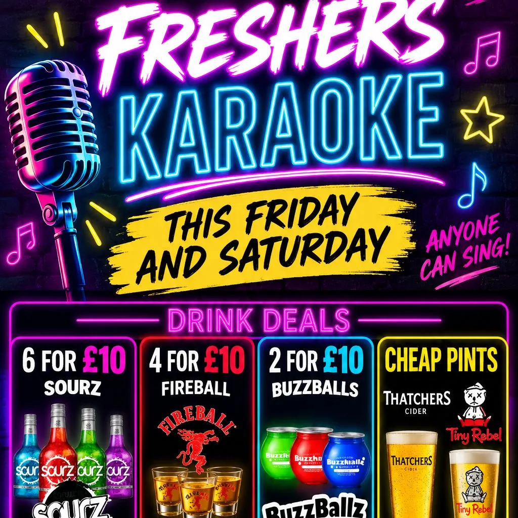 Freshers Got Talent-ish (Karaoke @thevulcanlounge) at THE VULCAN LOUNGE