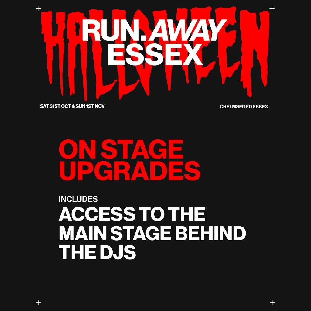 Run Away Halloween - ON STAGE UPGRADES at Chelmsford City Racecourse