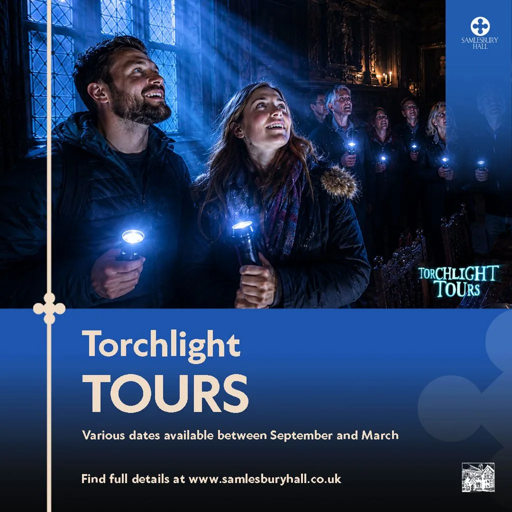 Halloween Torchlight Tours at Samlesbury Hall at Samlesbury Hall