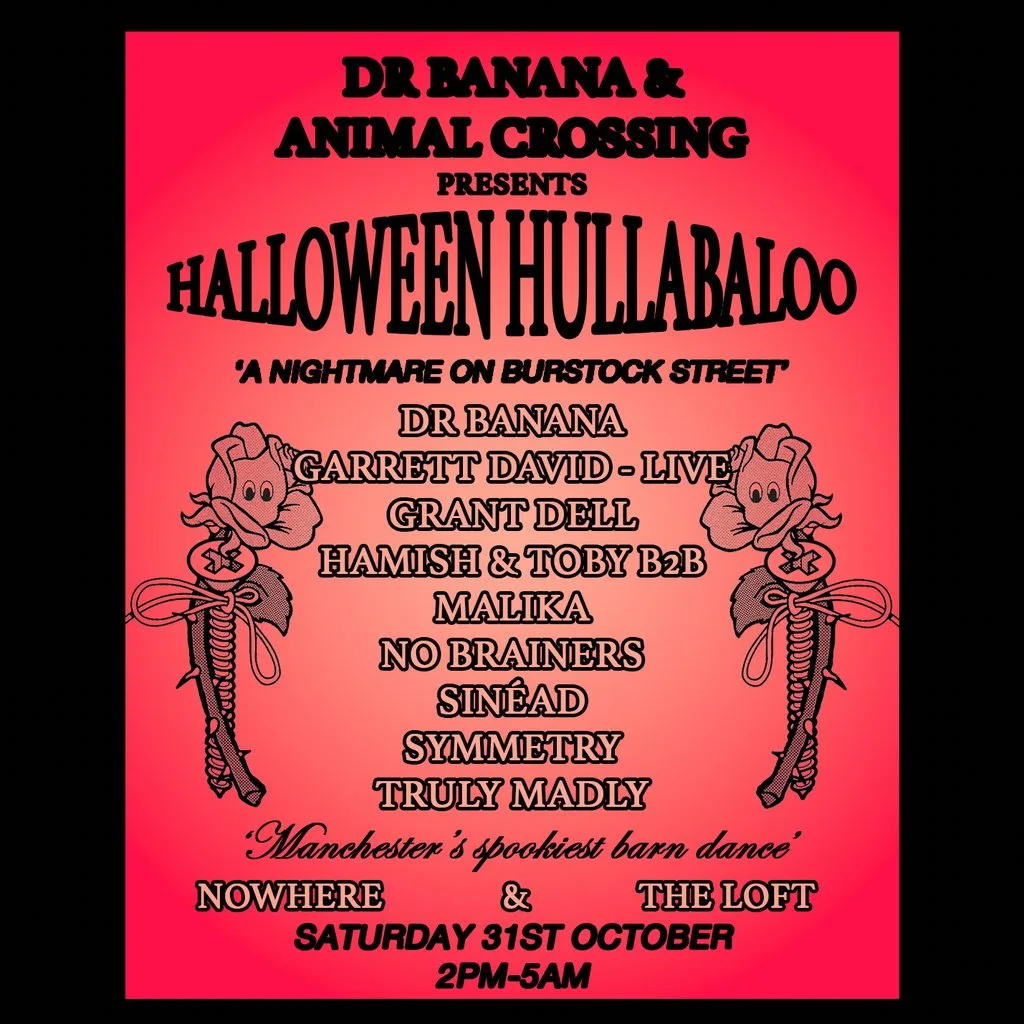 Dr Banana & Animal Crossing present a Halloween Hullabaloo at Nowhere