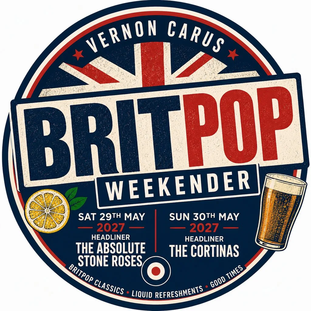 Vernon Carus Britpop Weekender 2027 at Vernon Carus Sports Club