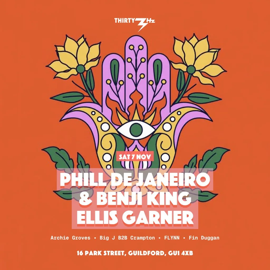 Phill De Janeiro, Benji King & Ellis Garner at Thirty3Hz at Thirty3Hz