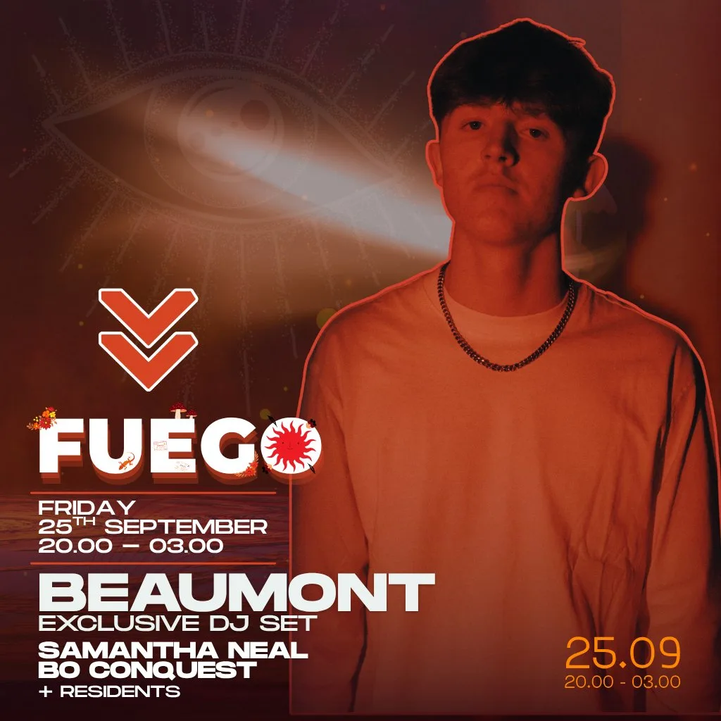 FUEGO: Beaumont, Samantha Neal & Bo Conquest at The Loft Nightclub Clacton On Sea