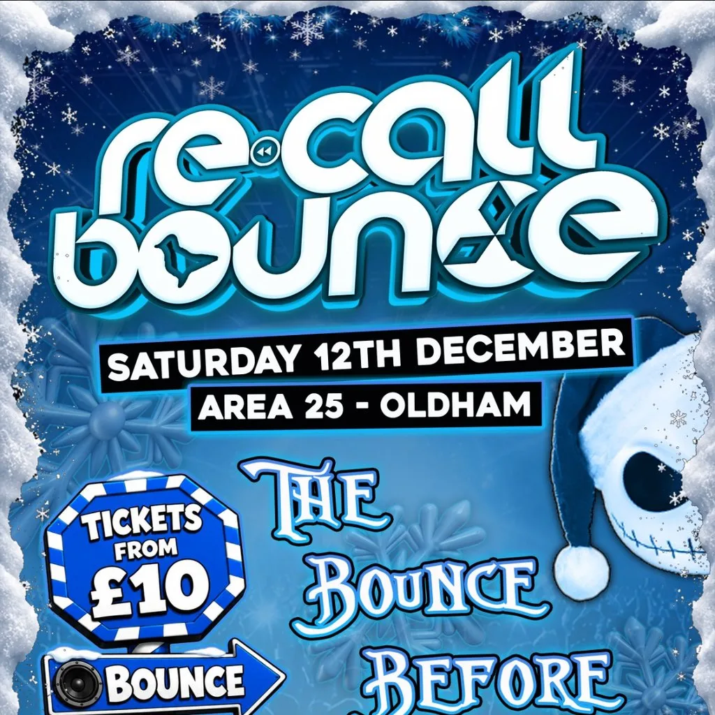 The Bounce Before Christmas - Recall Bounce at One Venue