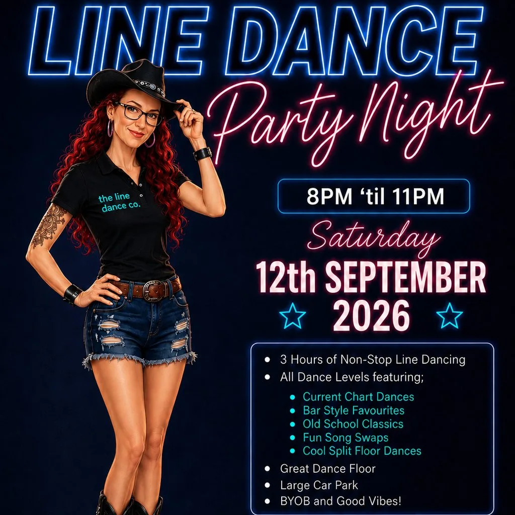 The Line Dance Co - September Party Night at St Ippolyts Parish Hall
