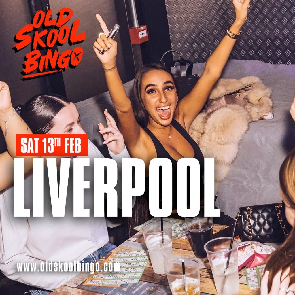 Old Skool Bingo Sat 13th February Liverpool at Deluca's
